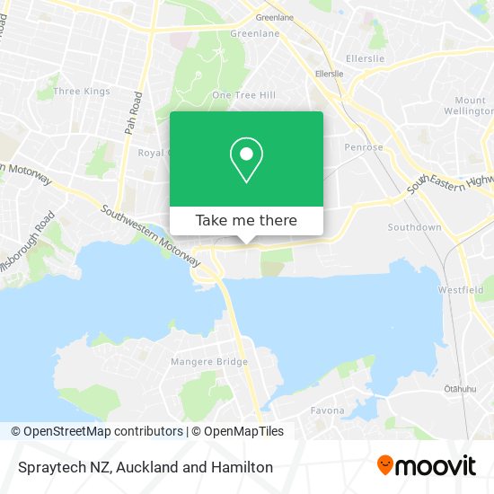 Spraytech NZ map
