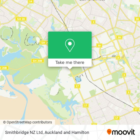 Smithbridge NZ Ltd map