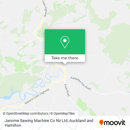 Janome Sewing Machine Co Nz Ltd map