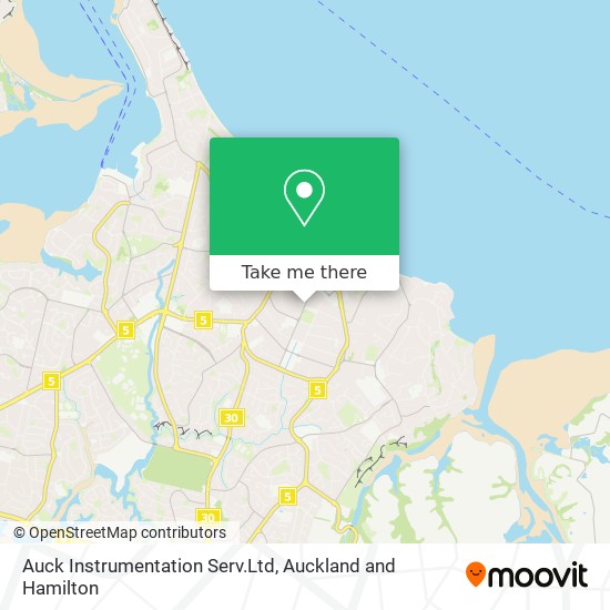 Auck Instrumentation Serv.Ltd map