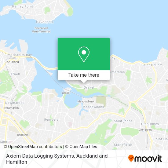 Axiom Data Logging Systems map