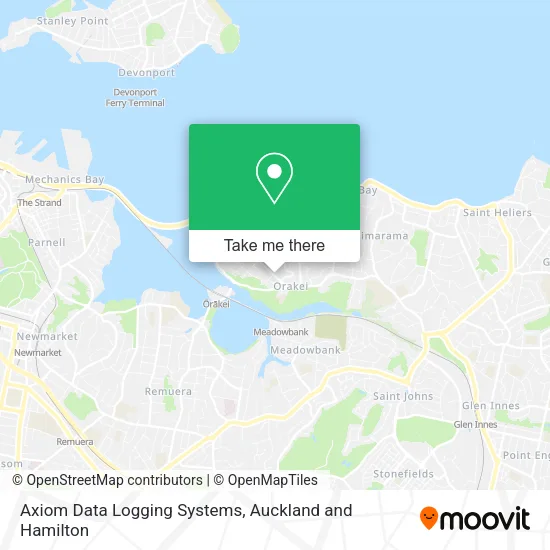 Axiom Data Logging Systems map