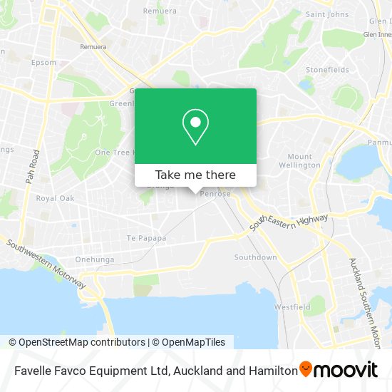 Favelle Favco Equipment Ltd map