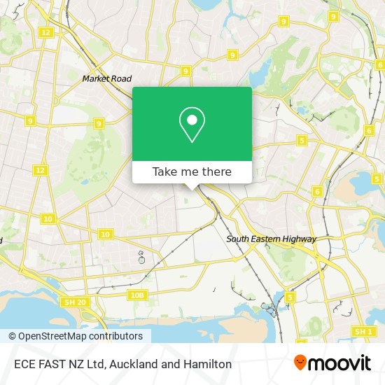 ECE FAST NZ Ltd map