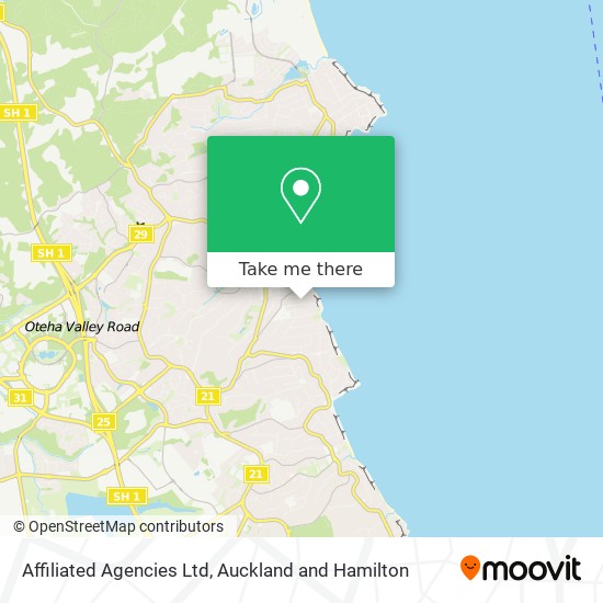 Affiliated Agencies Ltd map