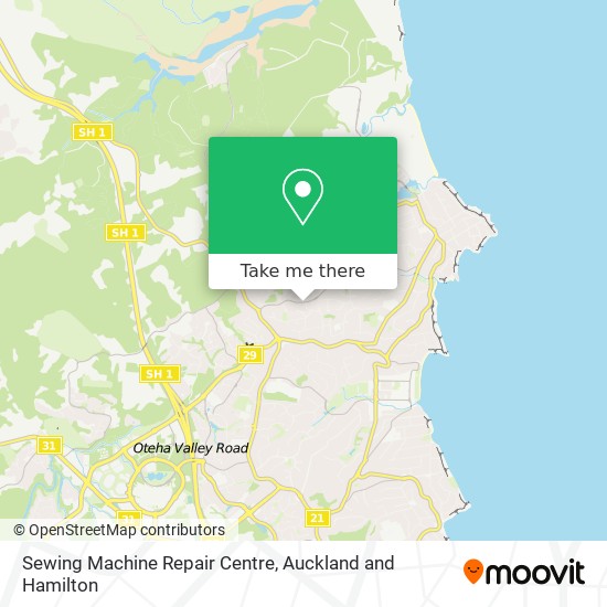 Sewing Machine Repair Centre map