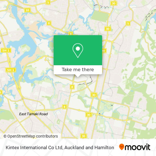Kintex International Co Ltd map