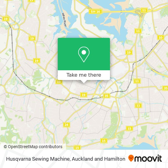 Husqvarna Sewing Machine map