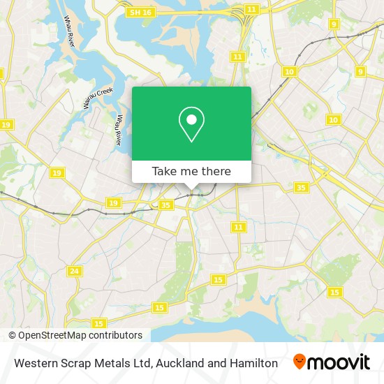 Western Scrap Metals Ltd map