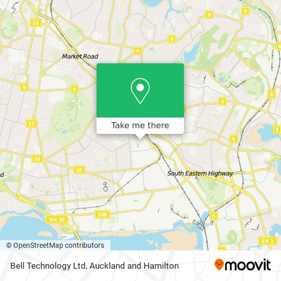 Bell Technology Ltd map