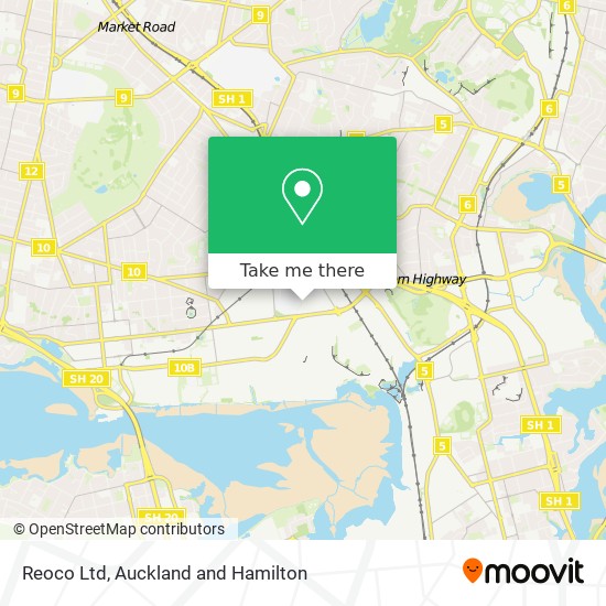 Reoco Ltd map