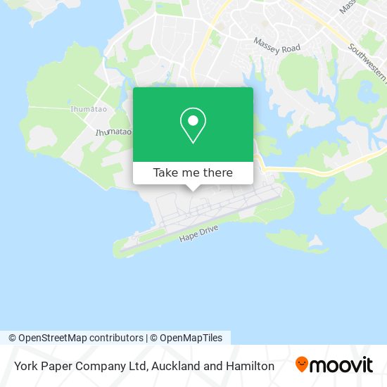 York Paper Company Ltd map