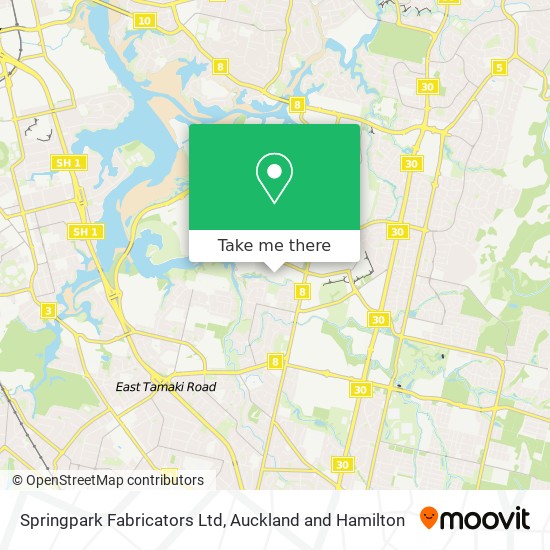 Springpark Fabricators Ltd map