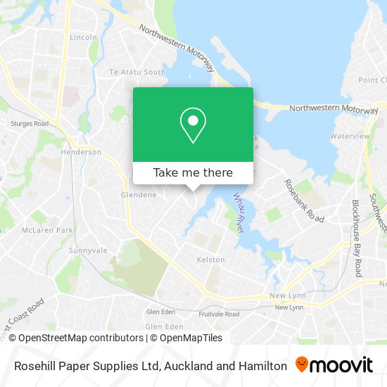 Rosehill Paper Supplies Ltd map