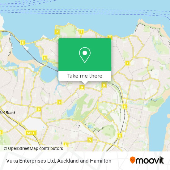 Vuka Enterprises Ltd map