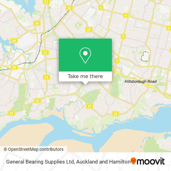 General Bearing Supplies Ltd map
