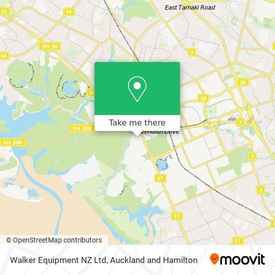 Walker Equipment NZ Ltd map