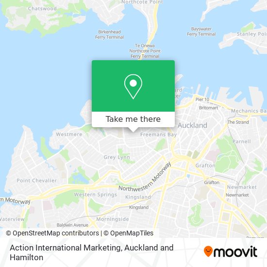 Action International Marketing map