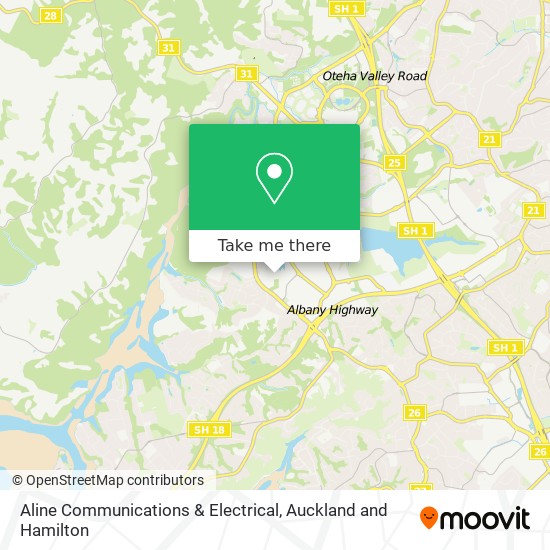 Aline Communications & Electrical map