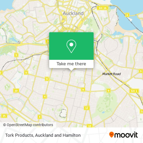 Tork Products map