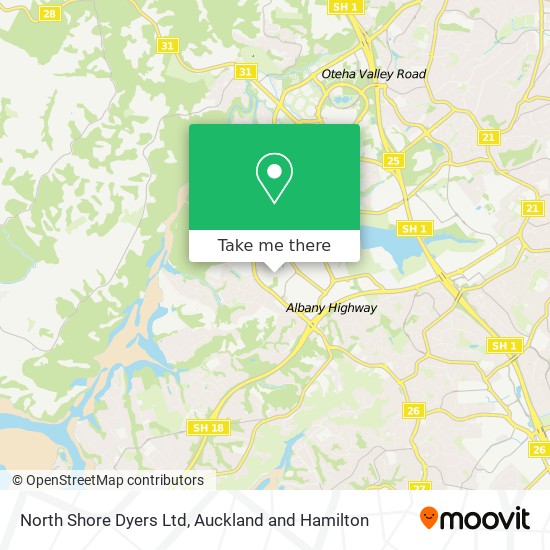 North Shore Dyers Ltd map