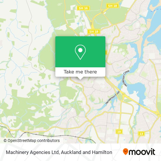 Machinery Agencies Ltd map