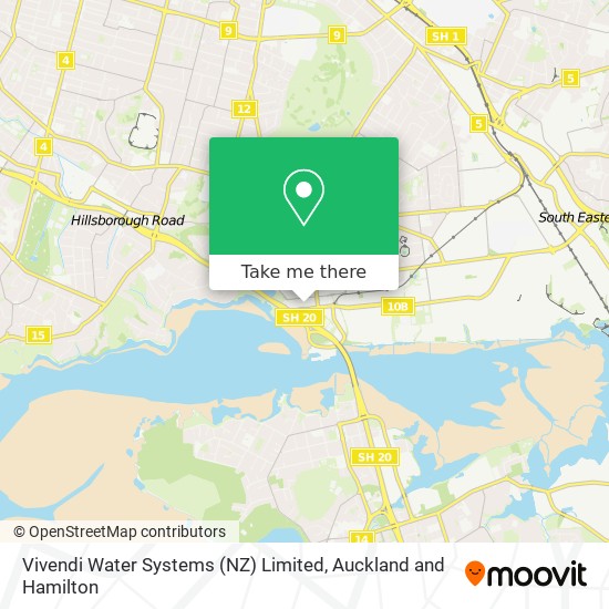 Vivendi Water Systems (NZ) Limited map