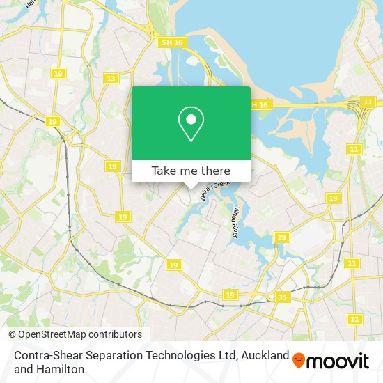 Contra-Shear Separation Technologies Ltd map