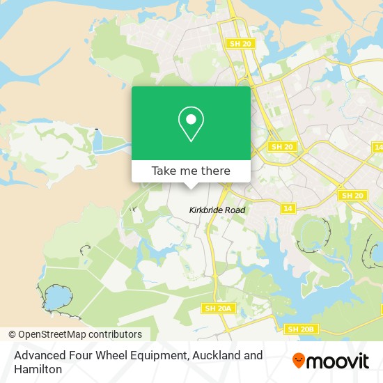 Advanced Four Wheel Equipment map