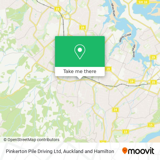 Pinkerton Pile Driving Ltd map