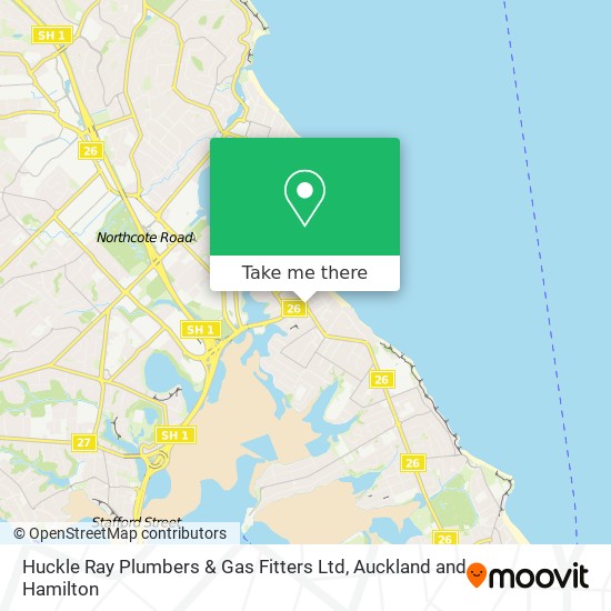 Huckle Ray Plumbers & Gas Fitters Ltd地图