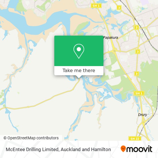 McEntee Drilling Limited map