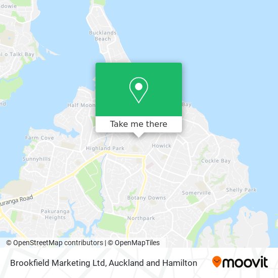 Brookfield Marketing Ltd map