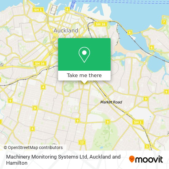 Machinery Monitoring Systems Ltd map