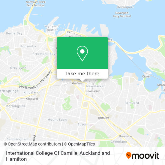 International College Of Camille map