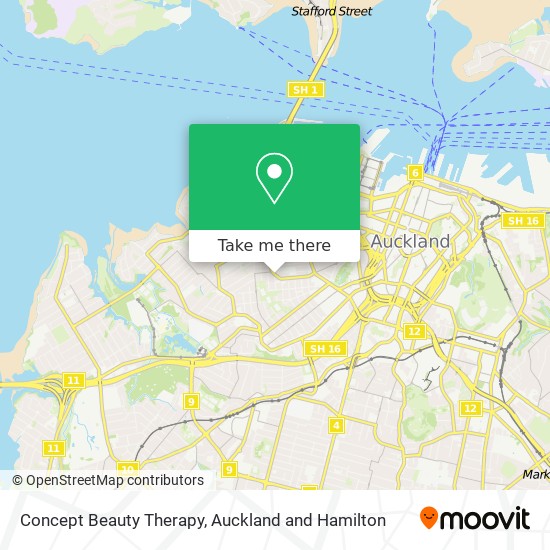 Concept Beauty Therapy map