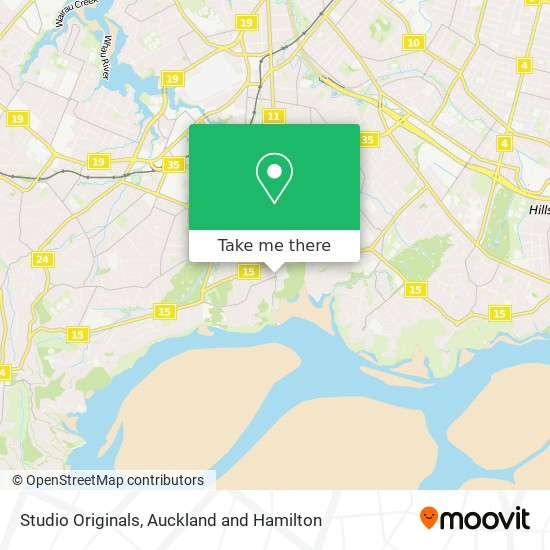 Studio Originals map