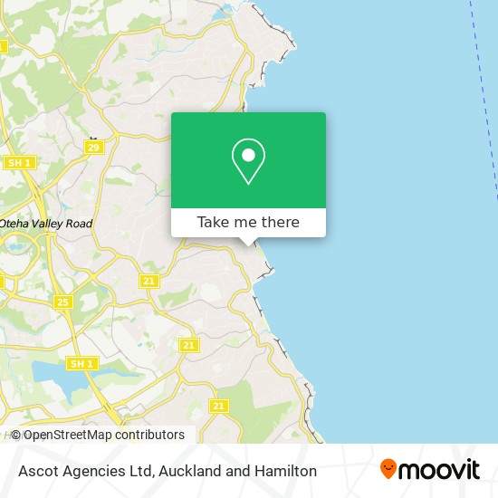 Ascot Agencies Ltd map