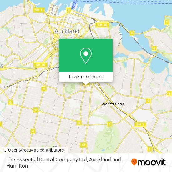 The Essential Dental Company Ltd map