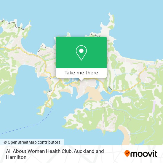 All About Women Health Club map