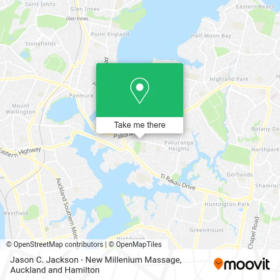 Jason C. Jackson - New Millenium Massage map