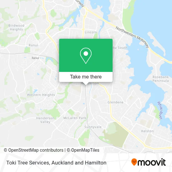 Toki Tree Services map