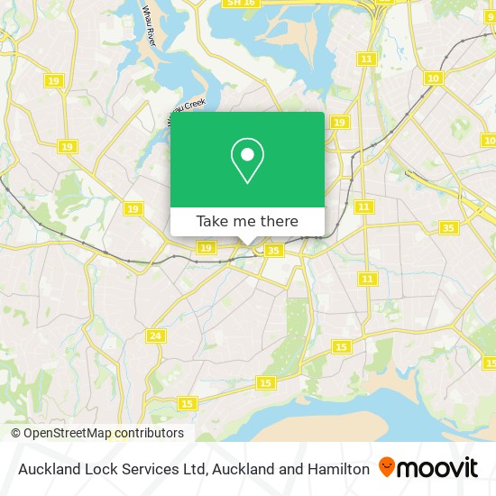 Auckland Lock Services Ltd map
