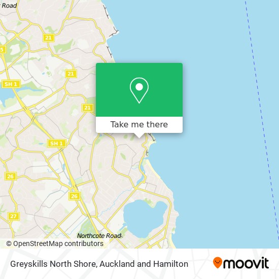 Greyskills North Shore地图