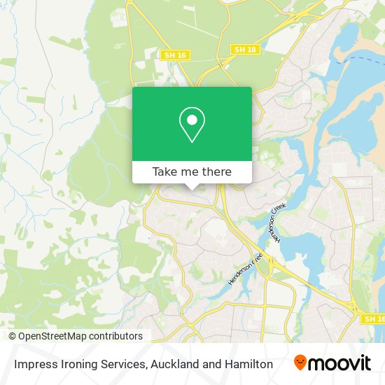Impress Ironing Services map