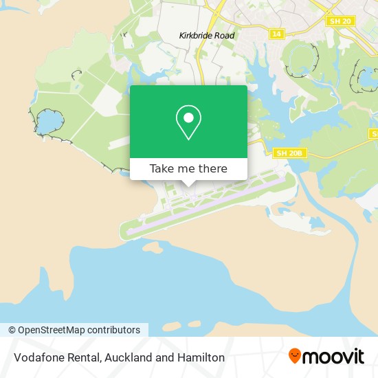 Vodafone Rental map