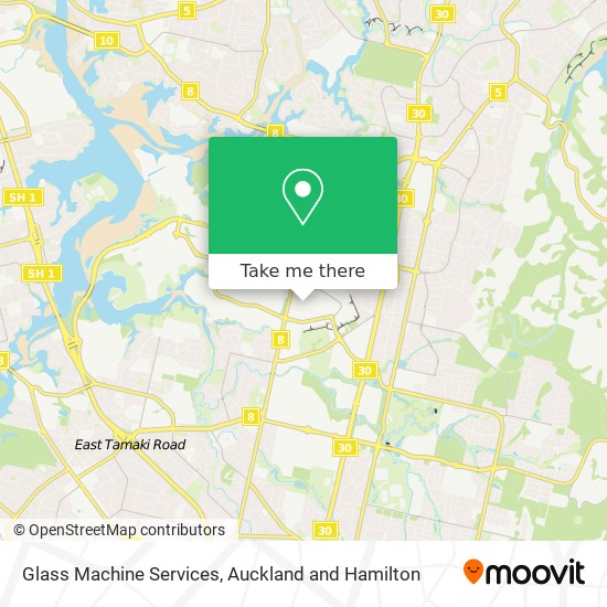 Glass Machine Services map