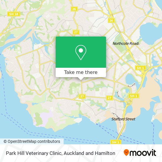 Park Hill Veterinary Clinic map