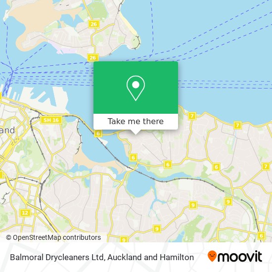 Balmoral Drycleaners Ltd map