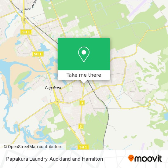 Papakura Laundry地图